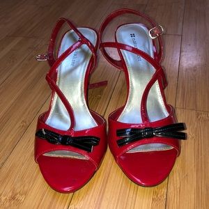 2/$30 Red kitten heel